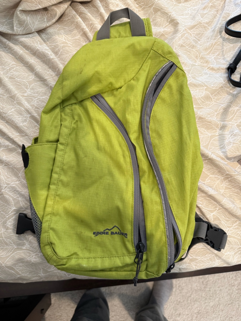 Eddie Bauer Bright Lime Green Compact Daypack Backpack